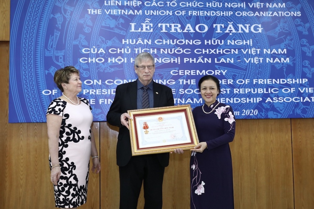 Hội hữu nghị Phần Lan - Việt Nam: Gần 50 năm đóng góp tích cực cho quan hệ hữu nghị hai nước hoi huu nghi phan lan viet nam gan 50 nam dong gop tich cuc cho quan he huu nghi hai nuoc