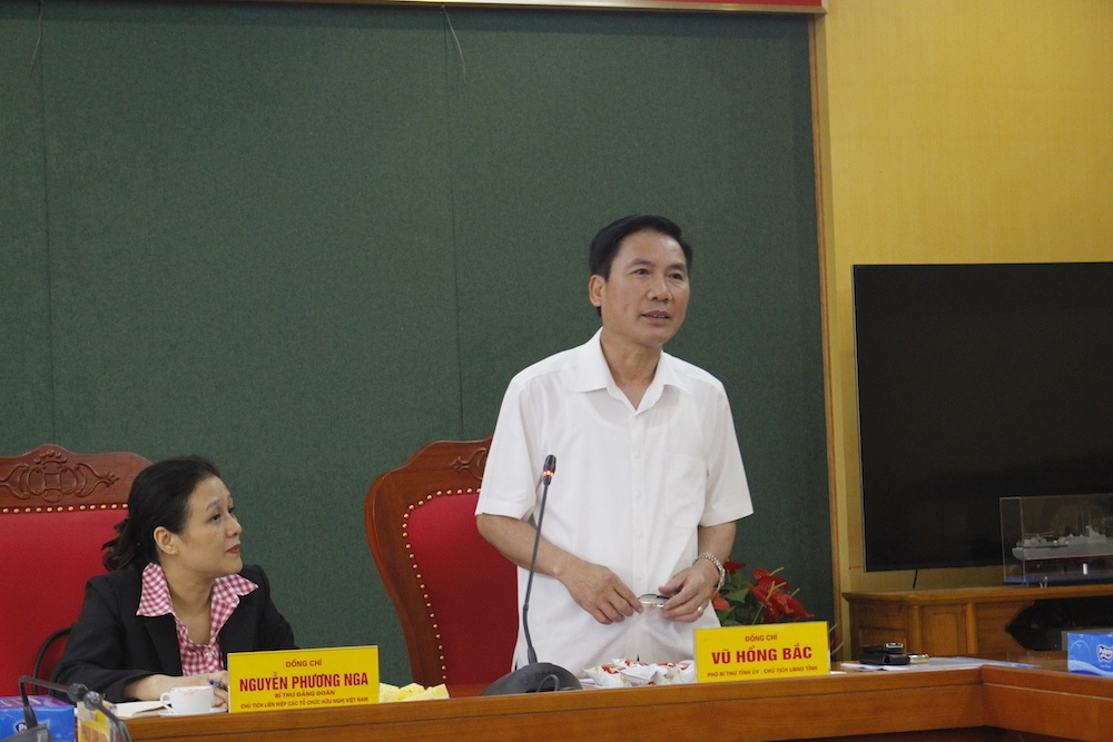 Chủ tịch VUFO Nguyễn Phương Nga: Thái Nguyên rất sáng tạo trong công tác hữu nghị lien hiep thai nguyen la mot trong nhung uu tien hang dau cua vufo