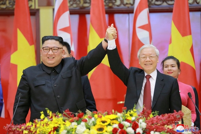 Ông Kim Jong-un gửi thư cảm ơn Tổng Bí Thư, Chủ tịch nước Nguyễn Phú Trọng chu tich trieu tien kim jong un gui loi cam on tong bi thu chu tich nuoc nguyen phu trong