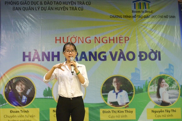 Tổ chức Room To Read: Đổi đời cho hàng trăm nữ sinh Vĩnh Long to chuc room to read 7 nam chuan bi hanh trang vao doi cho hon 300 nu sinh tra on