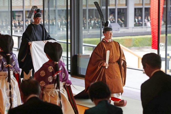 Hoàng đế Nhật Bản Naruhito chính thức đăng quang hoang de nhat ban naruhito chinh thuc dang quang