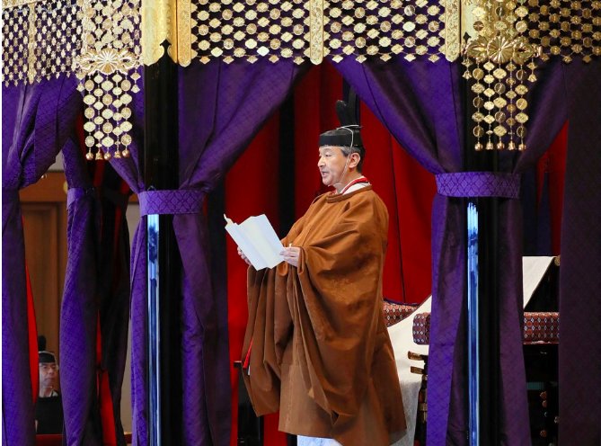 Hoàng đế Nhật Bản Naruhito chính thức đăng quang hoang de nhat ban naruhito chinh thuc dang quang