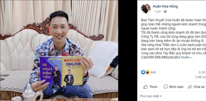 Cục Xuất bản vào cuộc làm rõ nghi vấn sách lậu của Huấn ‘Hoa Hồng’ huan hoa hong ban sach lau