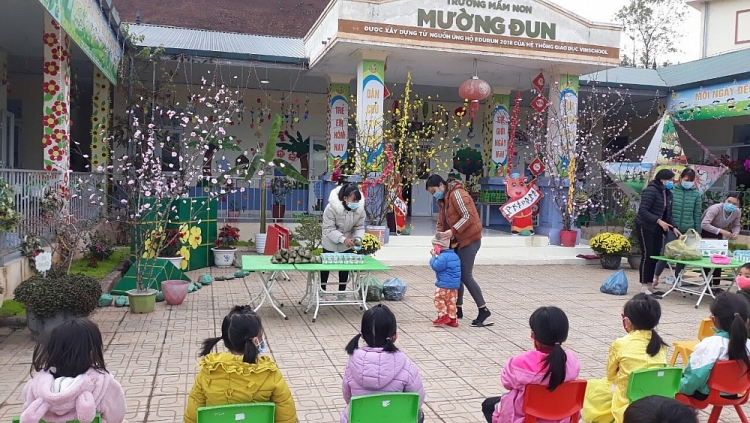Trường mầm non Mường Đun vượt khó xây dựng trường chuẩn Trường mầm non Mường Đun vượt khó xây dựng trường chuẩn