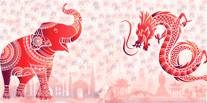 undefined 1831 elephant and dragon