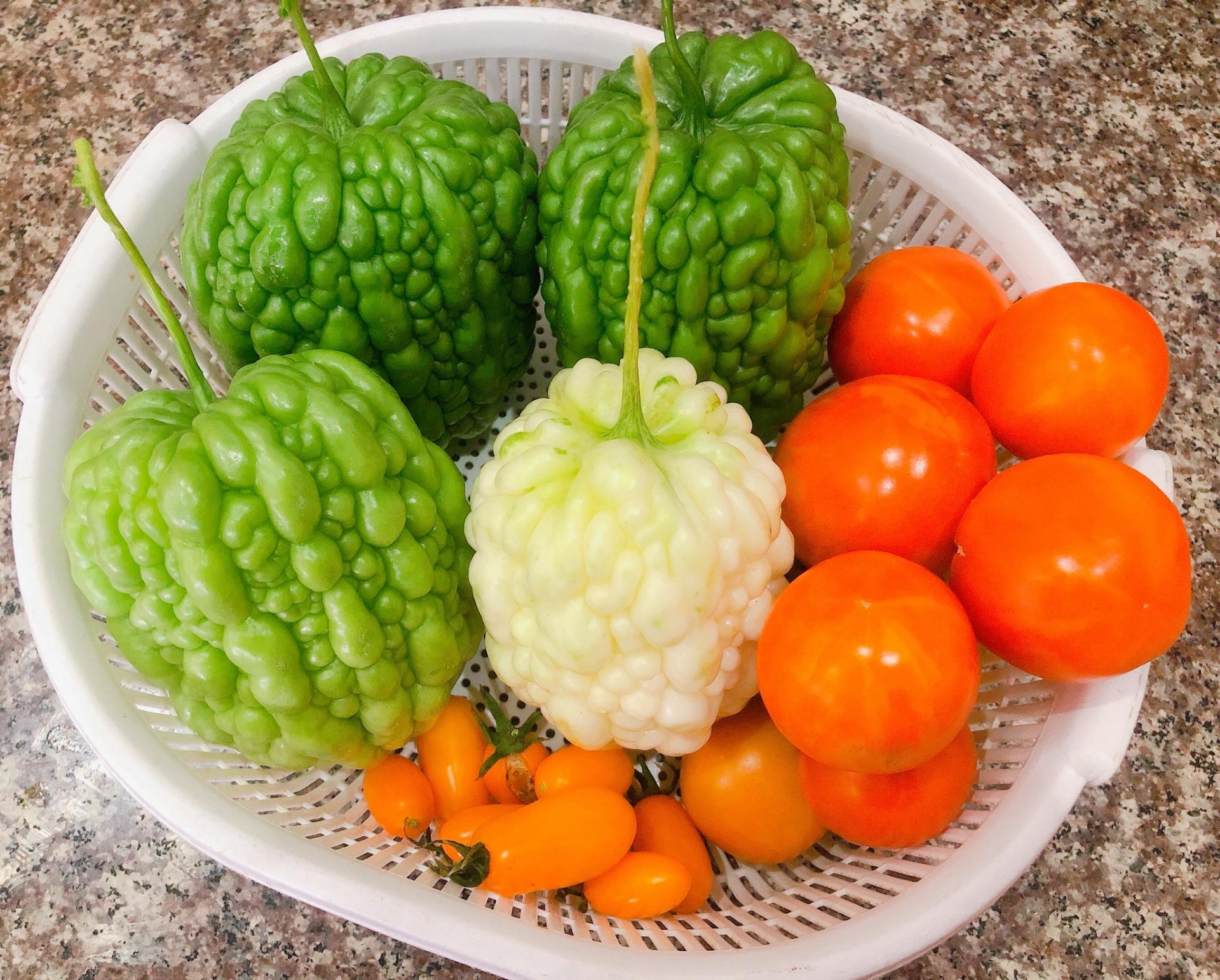 Ngỡ ngàng sân thượng chỉ 30m2 được phủ kín rau quả sạch ở Bình Dương me nau an va trong rau co gai phu kin du loai rau qua sach tren san thuong rong 30m2 o binh duong