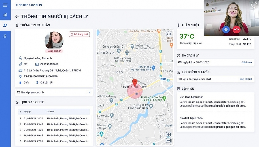 Vietnamese engineers develop software to monitor people in quarantine Vietnamese engineers develop software to monitor people in quarantine