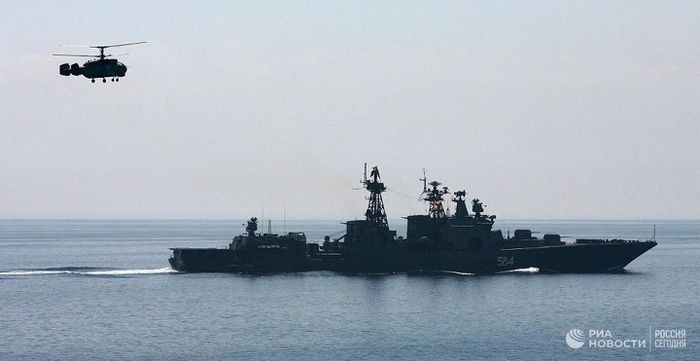 Nga bất ngờ điều tàu chiến hướng về biển Baltic Nga bất ngờ điều tàu chiến hướng về biển Baltic