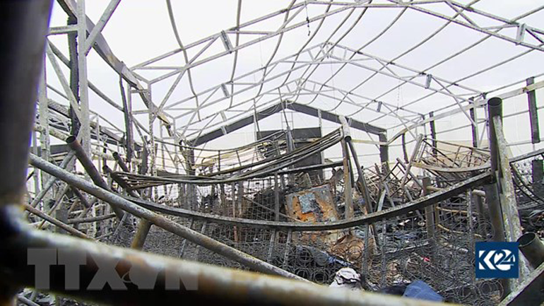 Loạt tên lửa nã vào căn cứ không quân Iraq có quân Mỹ đồn trú Loạt tên lửa nã vào căn cứ không quân Iraq có quân Mỹ đồn trú