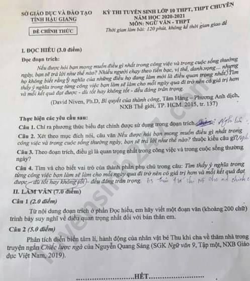 3534 dap an de thi ngu van tuyen sinh lop 10 vao thpt tinh hau giang 2