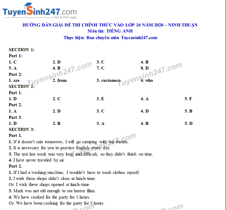 undefined 0205 dap an de thi anh van tuyen sinh lop 10 vao thpt tinh ninh thuan 0