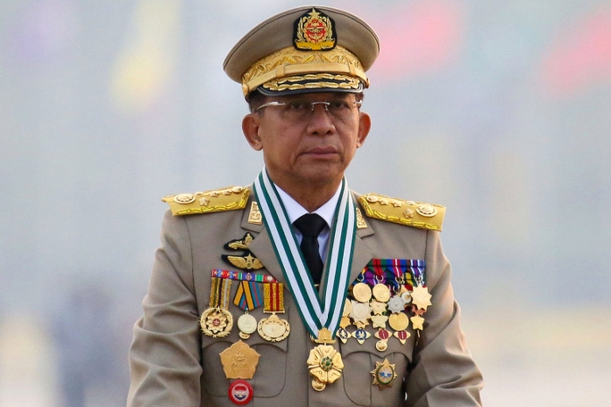 Thống tướng Min Aung Hlaing tuyên bố là tân thủ tướng Myanmar Thống tướng Min Aung Hlaing tuyên bố là tân thủ tướng Myanmar