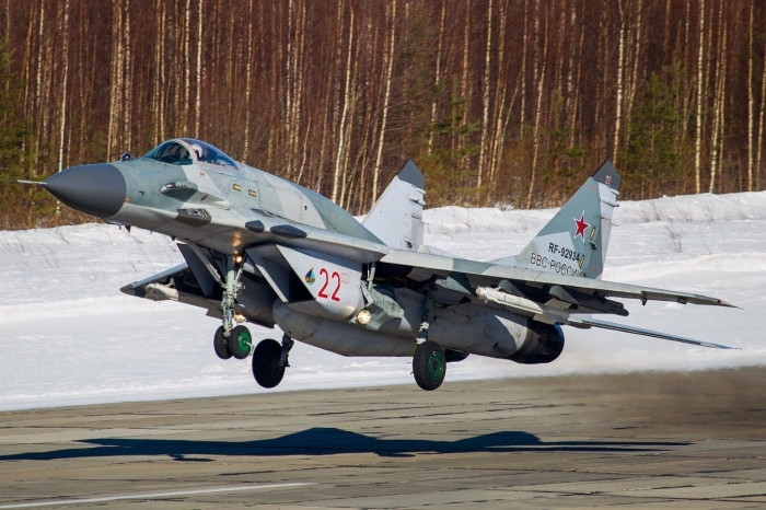 Tiêm kích MiG-29 Nga rơi khi đang huấn luyện, phi công tử nạn Tiêm kích MiG-29 Nga rơi khi đang huấn luyện, phi công tử nạn