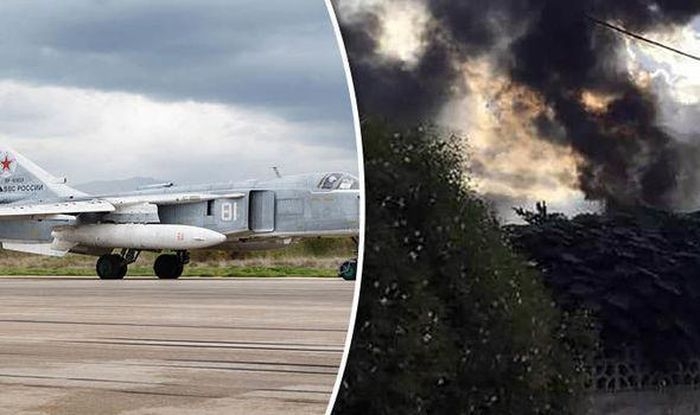 Su-24 của Không quân Nga bị rơi ở Perm, phi công nhảy dù kịp thời Su-24 của Không quân Nga bị rơi ở Perm, phi công nhảy dù kịp thời