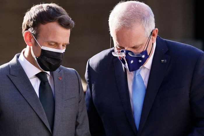 Tổng thống Pháp điện đàm Thủ tướng Australia sau vụ AUKUS Tổng thống Pháp điện đàm Thủ tướng Australia sau vụ AUKUS