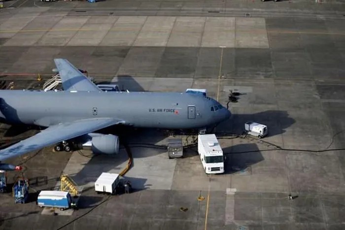 Boeing bàn giao máy bay KC-46A đầu tiên cho khách hàng ngoài lãnh thổ Hoa Kỳ Boeing bàn giao máy bay KC-46A đầu tiên cho khách hàng ngoài lãnh thổ Hoa Kỳ