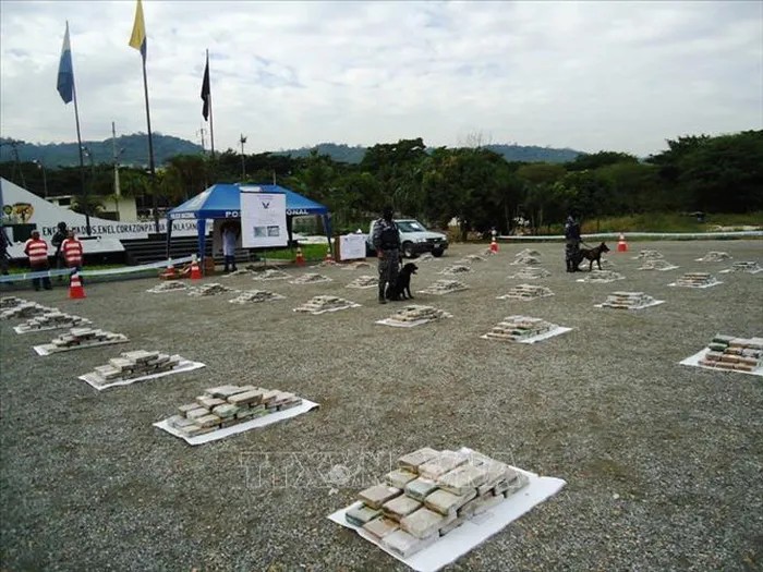 Hải quân Ecuador trục vớt khoảng một tấn cocaine dưới biển Hải quân Ecuador trục vớt khoảng một tấn cocaine dưới biển