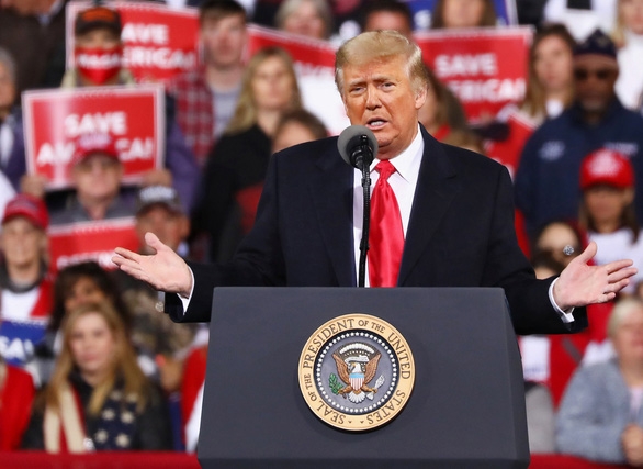 Đến Georgia để vận động ghế thượng viện, ông Trump chỉ trích kịch liệt các thành viên phe Cộng hòa Đến Georgia để vận động ghế thượng viện, ông Trump chỉ trích kịch liệt các thành viên phe Cộng hòa