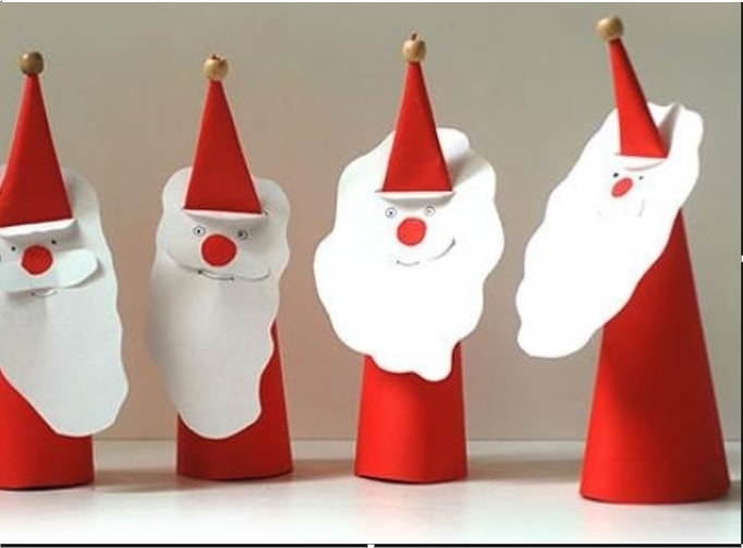 Tạo hình những đồ vật trang trí giáng sinh handmade siêu đơn giản dành cho trường mầm non Tạo hình những đồ vật trang trí giáng sinh handmade siêu đơn giản dành cho trường mầm non