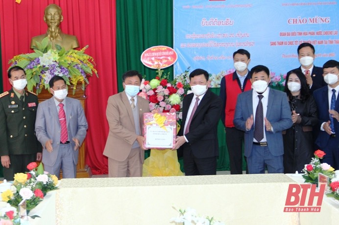 Tỉnh Hủa Phăn và Bôlykhămxay (Lào) thăm, chúc Tết chính quyền, nhân dân tỉnh Thanh Hóa, Hà Tĩnh Tỉnh Hủa Phăn và Bôlykhămxay (Lào) thăm, chúc Tết chính quyền, nhân dân tỉnh Thanh Hóa, Hà Tĩnh