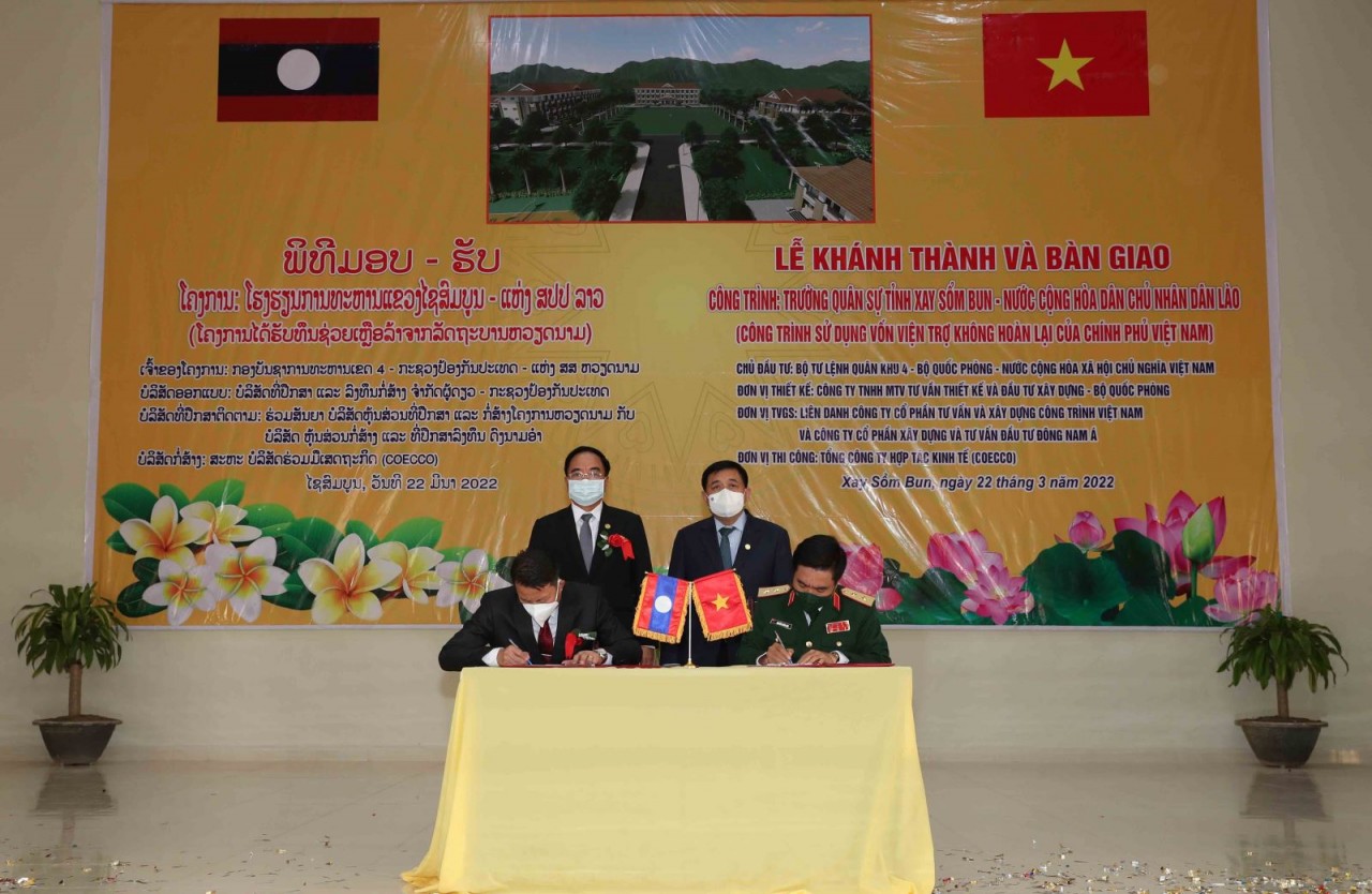 Khởi công, khánh thành và bàn giao một số dự án của Việt Nam giúp Lào Khởi công, khánh thành và bàn giao một số dự án của Việt Nam giúp Lào