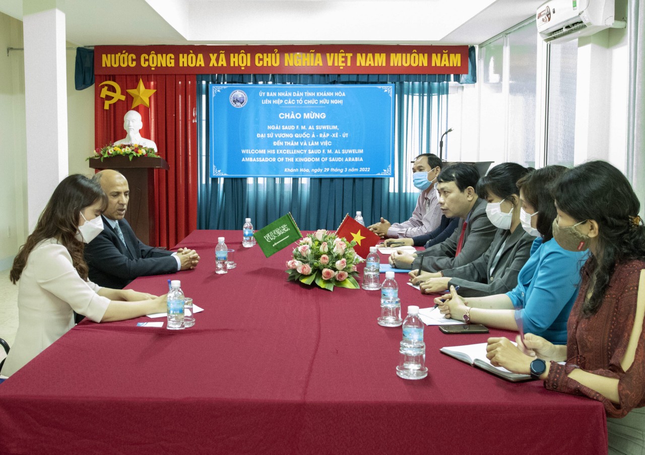 Thúc đẩy giao lưu nhân dân giữa Khánh Hòa và Ả-rập-xê-út Thúc đẩy giao lưu nhân dân giữa Khánh Hòa và Ả-rập-xê-út