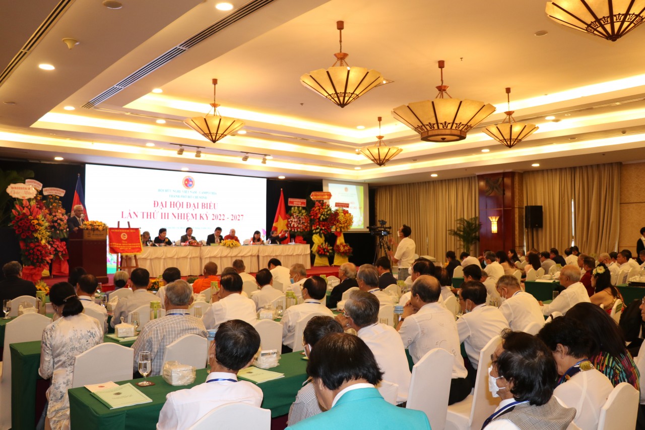 Đại hội Đại biểu Hội Hữu nghị Việt Nam – Campuchia TP.HCM lần thứ III Đại hội Đại biểu Hội Hữu nghị Việt Nam – Campuchia TP.HCM lần thứ III