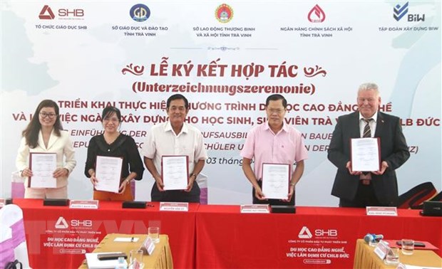 Trà Vinh ký kết hợp tác chương trình du học cao đẳng nghề tại CHLB Đức hình ảnh 1 Tra Vinh ky ket hop tac chuong trinh du hoc cao dang nghe tai CHLB Duc hinh anh 1