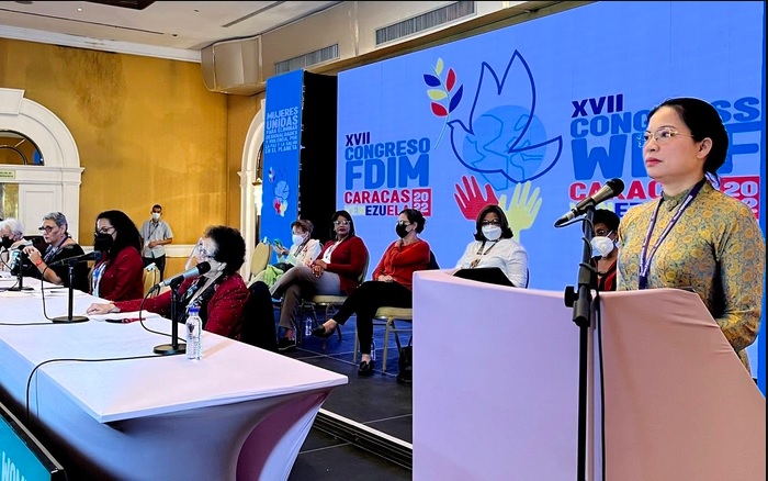 Hình ảnh Đoàn Hội LHPN Việt Nam tham dự Đại hội Liên đoàn Phụ nữ Dân chủ Quốc tế và làm việc tại Venezuela - Ảnh 3. Hình ảnh Đoàn Hội LHPN Việt Nam tham dự Đại hội Liên đoàn Phụ nữ Dân chủ Quốc tế và làm việc tại Venezuela - Ảnh 3.