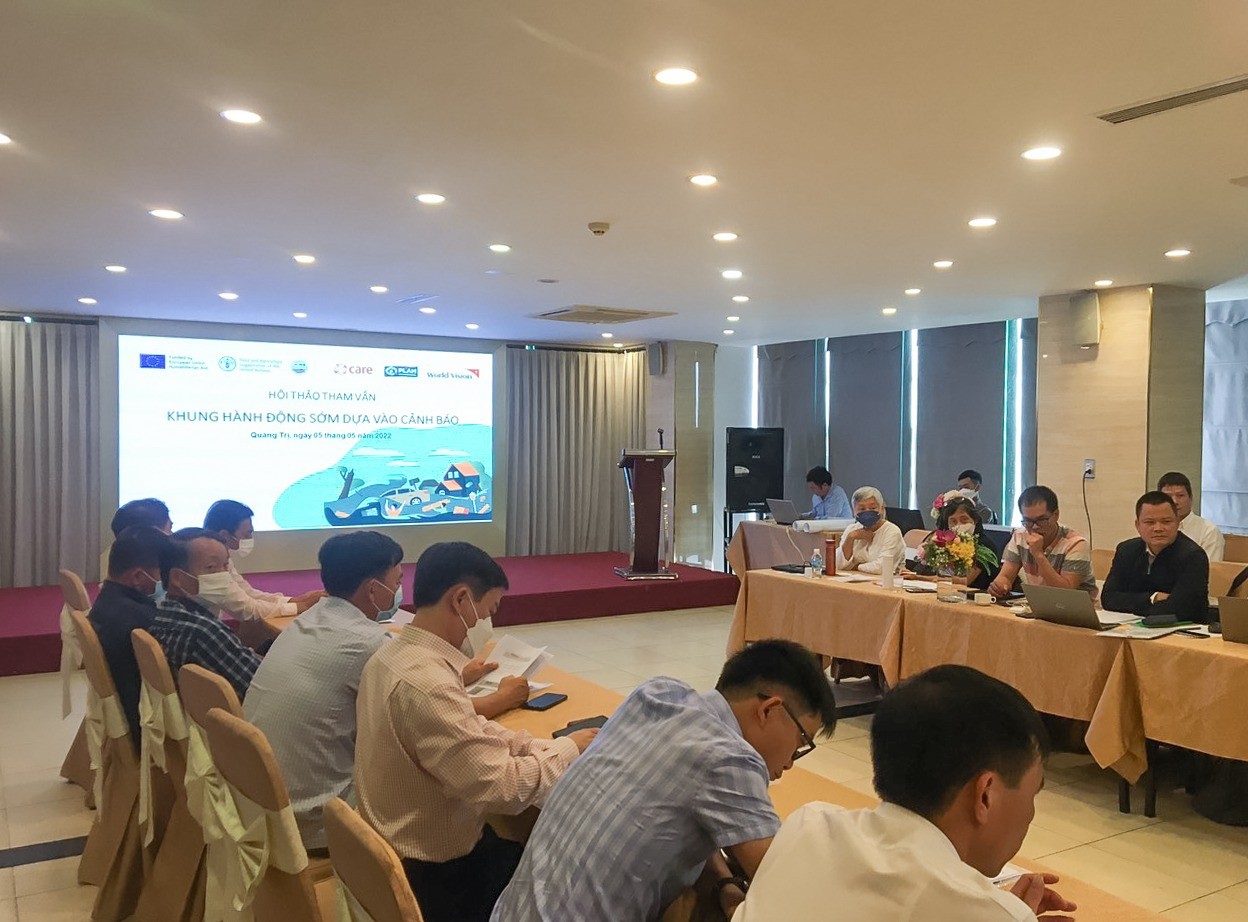 Cảnh báo và hành động sớm đối với bão và lũ lụt sau bão tại Quảng Trị Cảnh báo và hành động sớm đối với bão và lũ lụt sau bão tại Quảng Trị