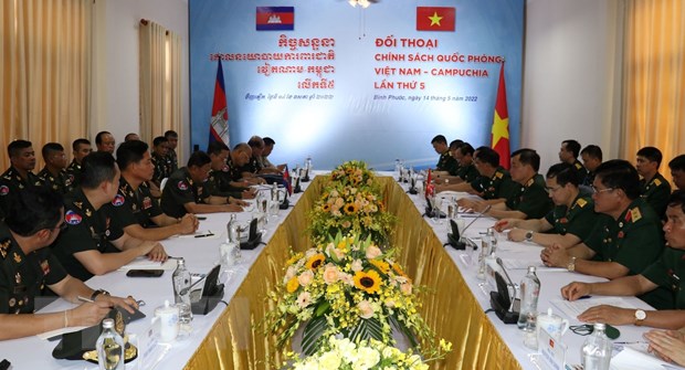 Đối thoại chính sách quốc phòng Việt Nam-Campuchia lần thứ 5 hình ảnh 1 Doi thoai chinh sach quoc phong Viet Nam-Campuchia lan thu 5 hinh anh 1