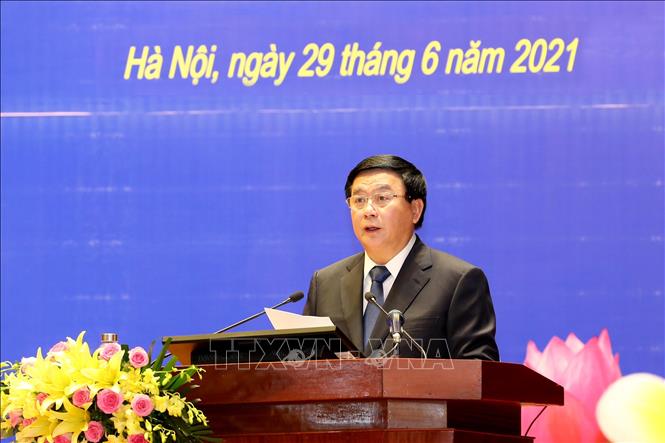 Tổng Bí thư, Chủ tịch nước Lào thăm Học viện Chính trị Quốc gia Hồ Chí Minh Chú thích ảnh