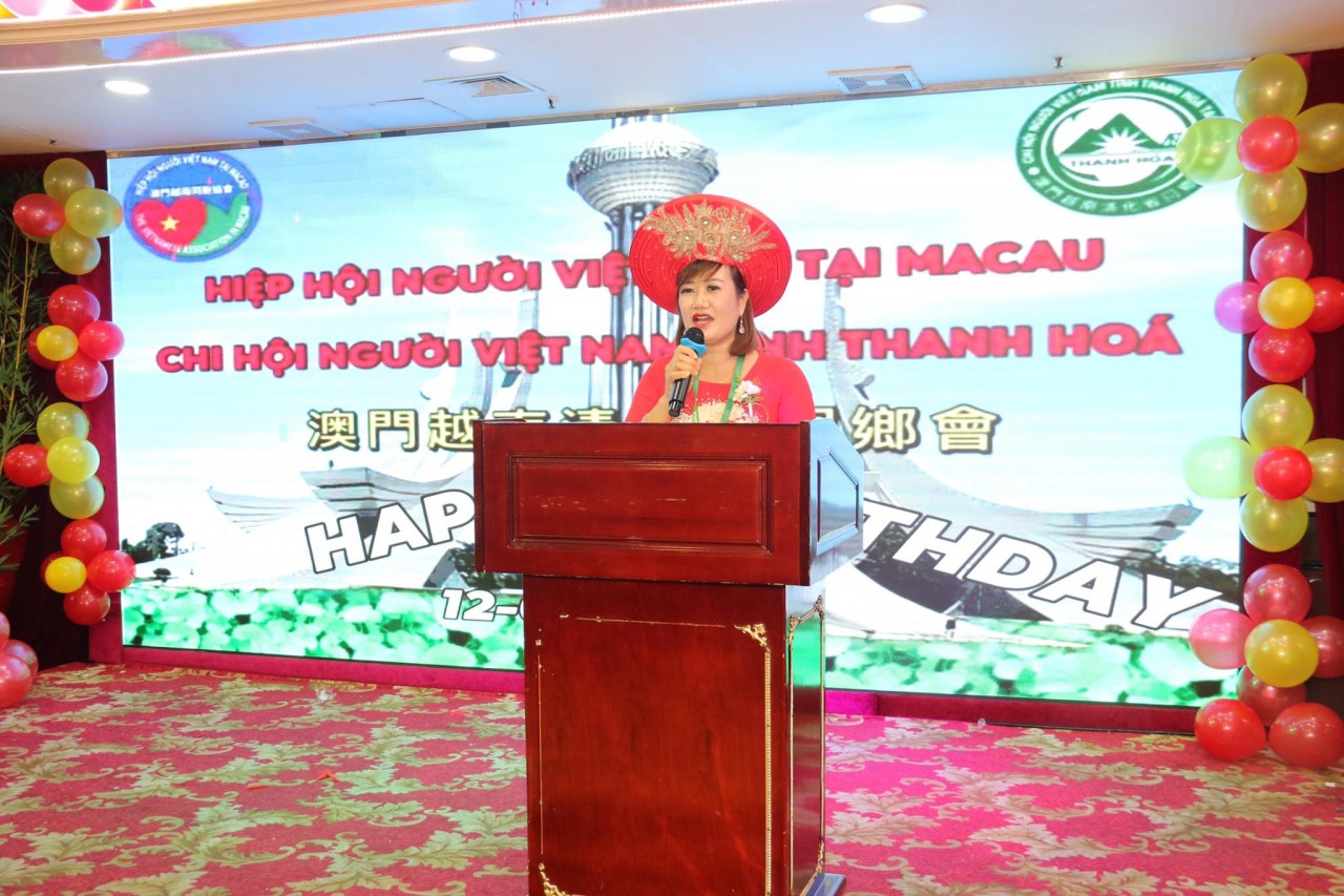 Chi hội người Việt Nam tại Macau (Trung Quốc) tỉnh Thanh Hoá kỉ niệm 6 năm thành lập Chi hội người Việt Nam tại Macau (Trung Quốc) tỉnh Thanh Hoá kỉ niệm 6 năm thành lập