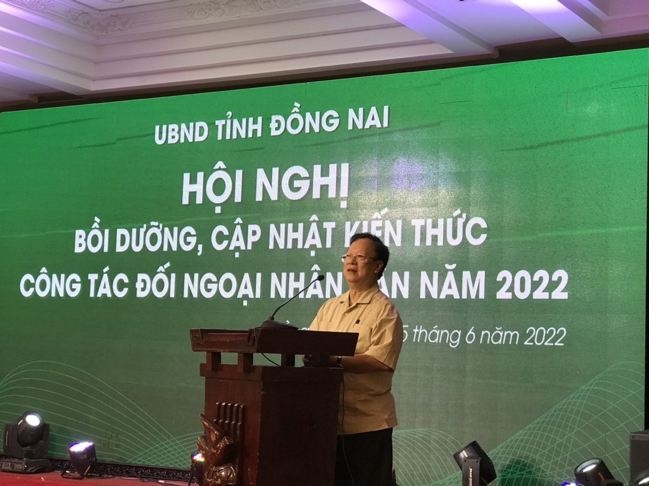 Đồng Nai bồi dưỡng, cập nhật kiến thức công tác đối ngoại nhân dân năm 2022 Đồng Nai bồi dưỡng, cập nhật kiến thức công tác đối ngoại nhân dân năm 2022