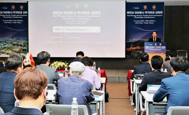 Hải Phòng và các doanh nghiệp Hàn Quốc ký kết hợp tác đầu tư 1,5 tỷ USD Hải Phòng và các doanh nghiệp Hàn Quốc ký kết hợp tác đầu tư 1,5 tỷ USD ảnh 1