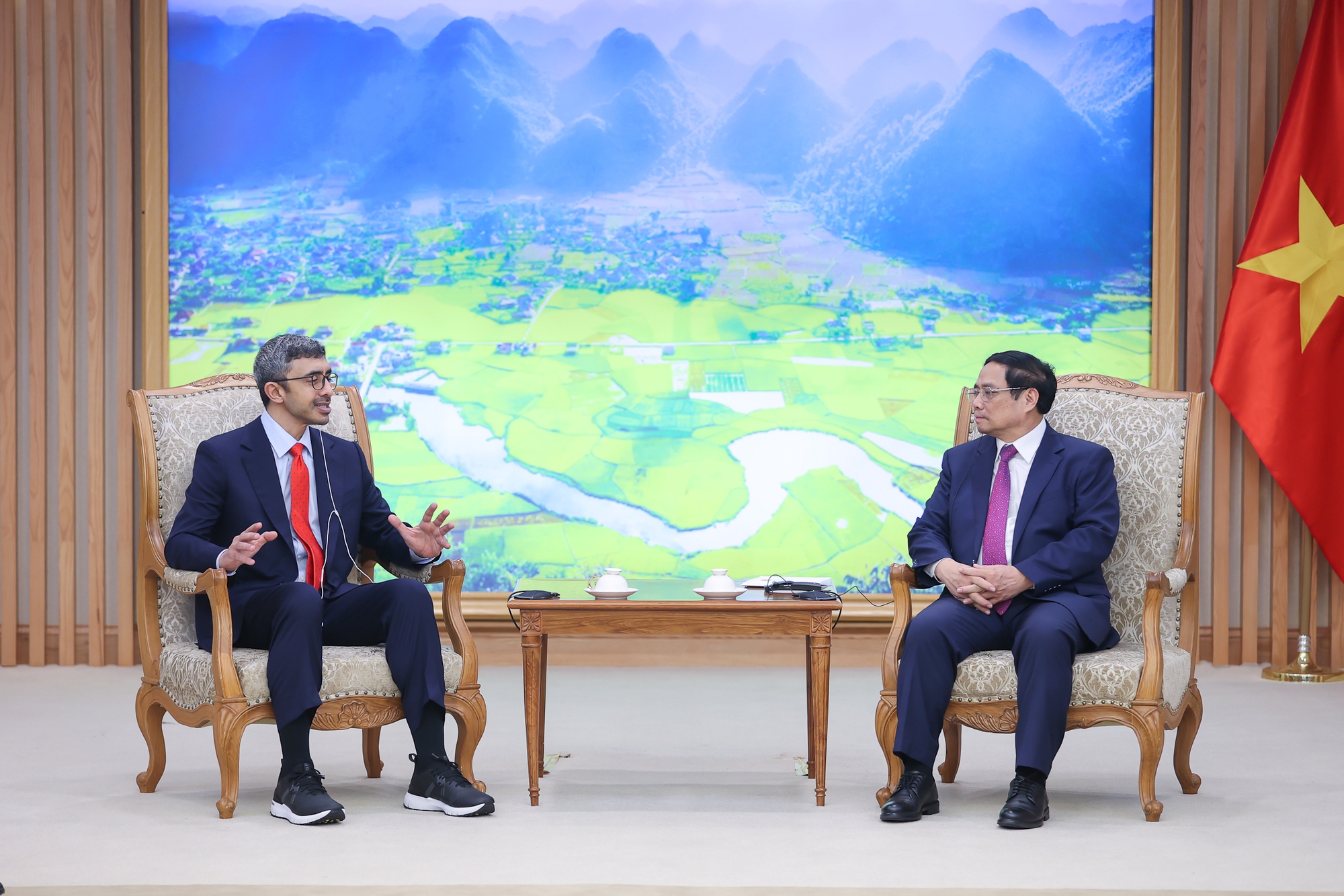 Ký kết Hiệp định đối tác kinh tế toàn diện là ưu tiên hàng đầu của UAE với Việt Nam - Ảnh 3. Ký kết Hiệp định đối tác kinh tế toàn diện là ưu tiên hàng đầu của UAE với Việt Nam - Ảnh 3.