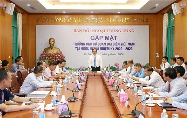 Ban Đối ngoại Trung ương gặp mặt 31 Trưởng cơ quan đại diện ở nước ngoài nhiệm kỳ 2020 2023 ban doi ngoai trung uong gap mat 31 truong co quan dai dien o nuoc ngoai nhiem ky 2020 2023