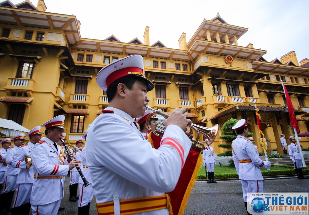 Những hình ảnh đẹp nhất trong Lễ thượng cờ kỷ niệm 53 năm thành lập ASEAN nhung hinh anh dep nhat trong le thuong co ky niem 53 nam thanh lap asean