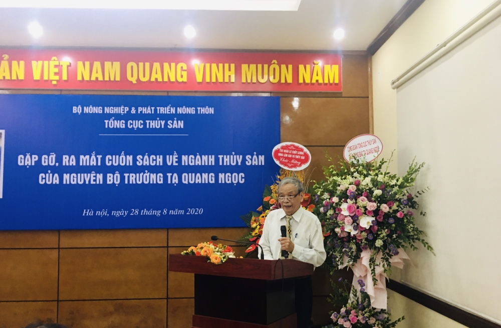 Chủ tịch Hội nghị Việt Nam – Thái Lan Tạ Quang Ngọc ra mắt sách về ngành thủy sản chu tich hoi nghi viet nam thai lan ta quang ngoc ra mat sach ve nganh thuy san