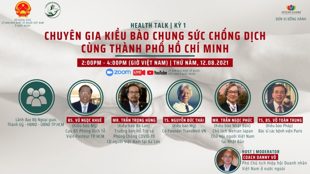 Chuyên gia kiều bào chia sẻ kinh nghiệm, chung sức chống dịch cùng TP.HCM Chuyên gia kiều bào chia sẻ kinh nghiệm, chung sức chống dịch cùng TP.HCM