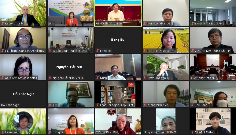 ThaiBinh Seed đạt giải nhất Dự án “Sản xuất lúa bền vững và giảm phát thải khí nhà kính AgResults” ThaiBinh Seed đạt giải nhất Dự án “Sản xuất lúa bền vững và giảm phát thải khí nhà kính AgResults”