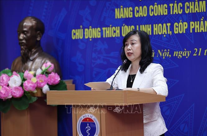 Thủ tướng dự hội nghị về nâng cao công tác chăm sóc sức khỏe nhân dân Chú thích ảnh