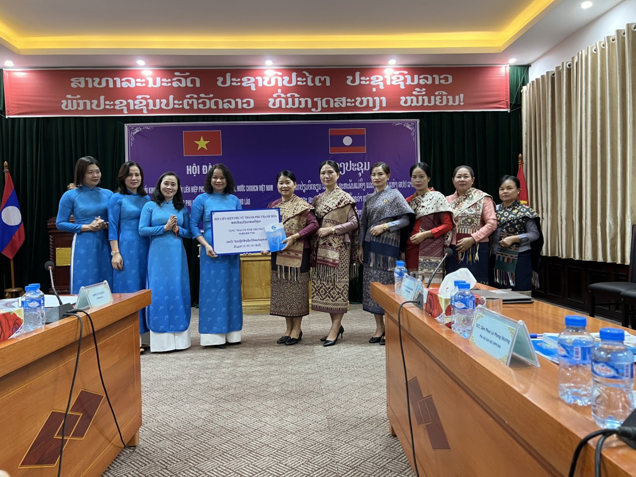 Hội LHPN tỉnh Thanh Hóa và Hội LHPN tỉnh Hủa Phăn ký kết Biên bản ghi nhớ giai đoạn 2022-2024 - Ảnh 3.