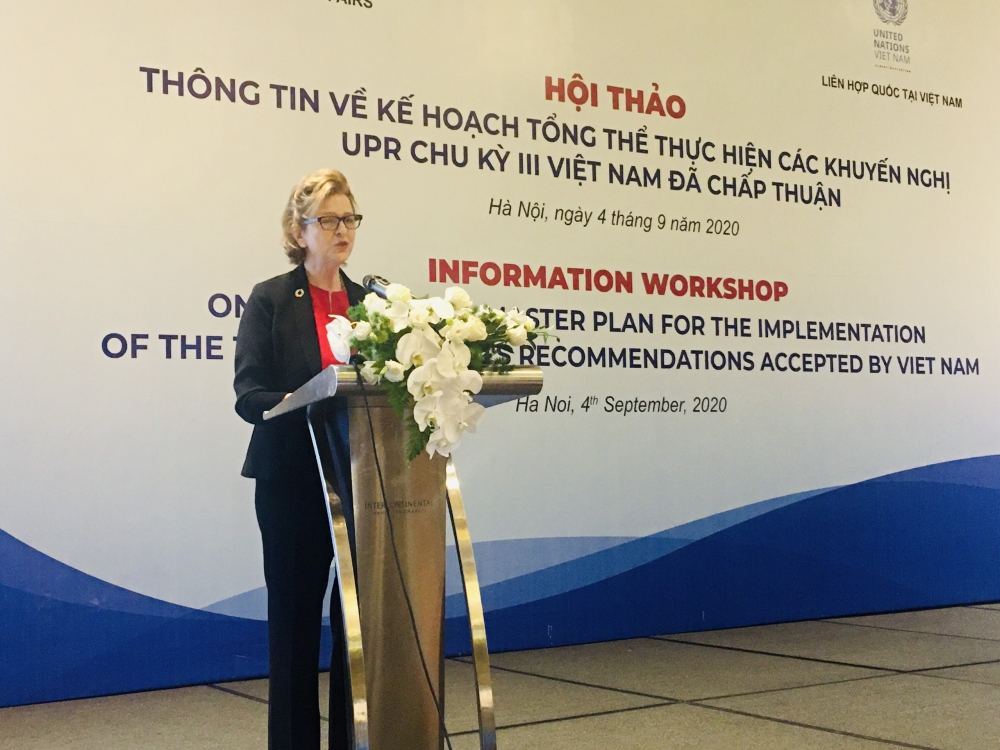 hoi thao gioi thieu ve ke hoach tong the thuc hien cac khuyen nghi upr chu ky iii ma viet nam chap thuan
