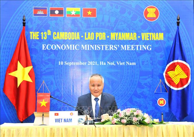 CLMV EMM 13: Thúc đẩy thương mại, đầu tư và tăng cường kết nối sau dịch COVID-19 Chú thích ảnh