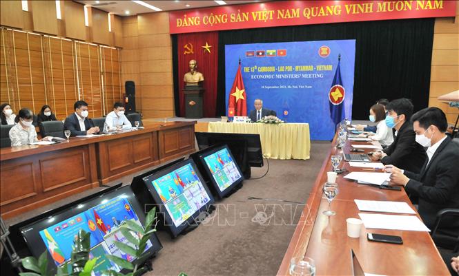 CLMV EMM 13: Thúc đẩy thương mại, đầu tư và tăng cường kết nối sau dịch COVID-19 Chú thích ảnh