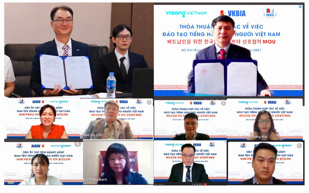 VKBIA – VISANG liên kết đào tạo tiếng Hàn cho người Việt Nam VKBIA – VISANG liên kết đào tạo tiếng Hàn cho người Việt Nam