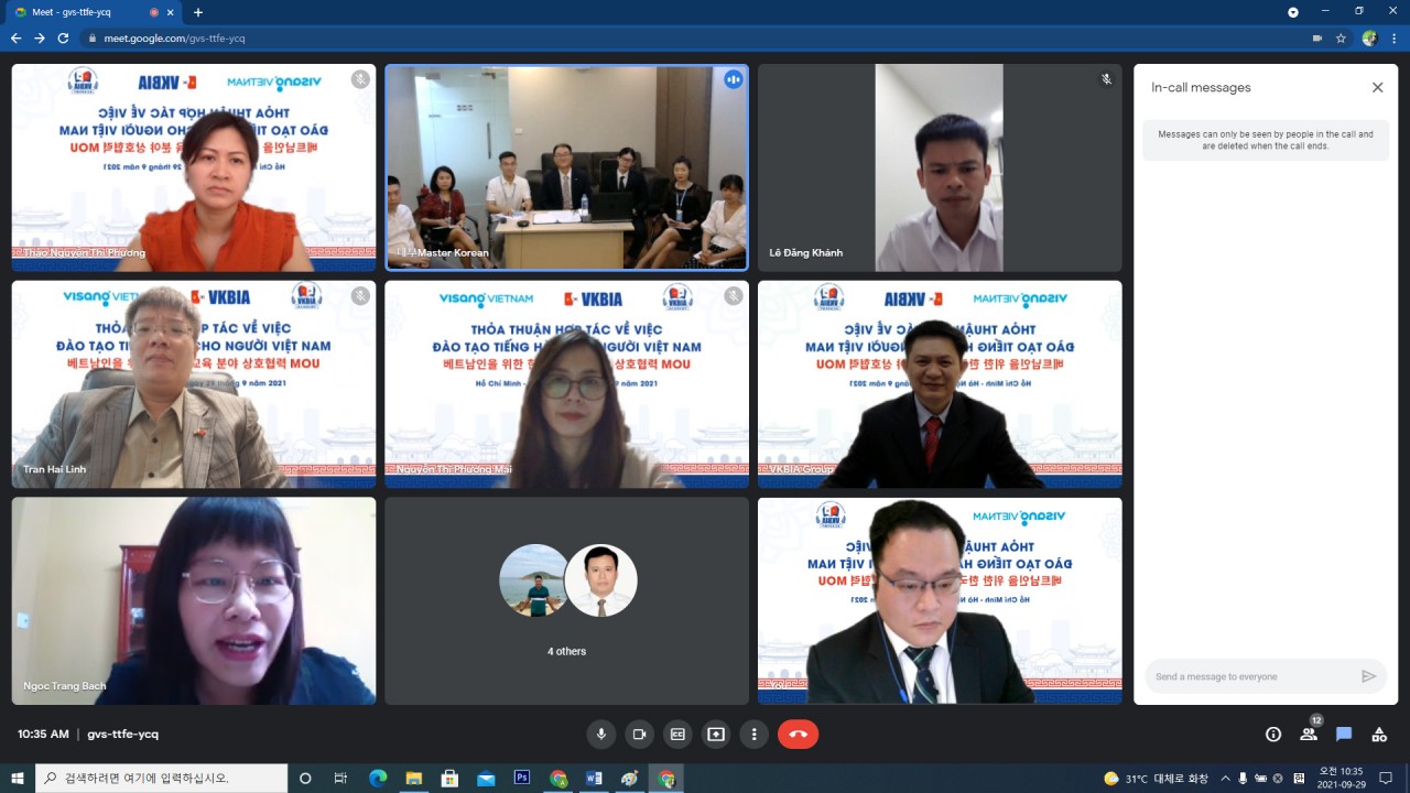 VKBIA – VISANG liên kết đào tạo tiếng Hàn cho người Việt Nam VKBIA – VISANG liên kết đào tạo tiếng Hàn cho người Việt Nam