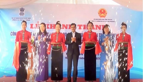 Ấn Độ hỗ trợ nông dân Yên Bái xây dựng kênh mương nội đồng Ấn Độ hỗ trợ nông dân Yên Bái xây dựng kênh mương nội đồng