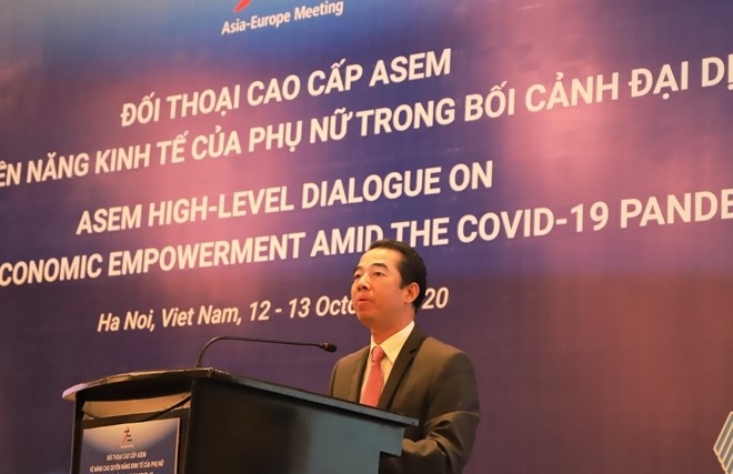 ASEM thúc đẩy mục tiêu về bình đẳng giới và nâng cao quyền năng của phụ nữ trước dịch COVID-19 ASEM thúc đẩy mục tiêu về bình đẳng giới và nâng cao quyền năng của phụ nữ trước dịch COVID-19
